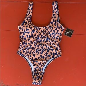 ZAFUL High-leg Cheetah Swimsuit
